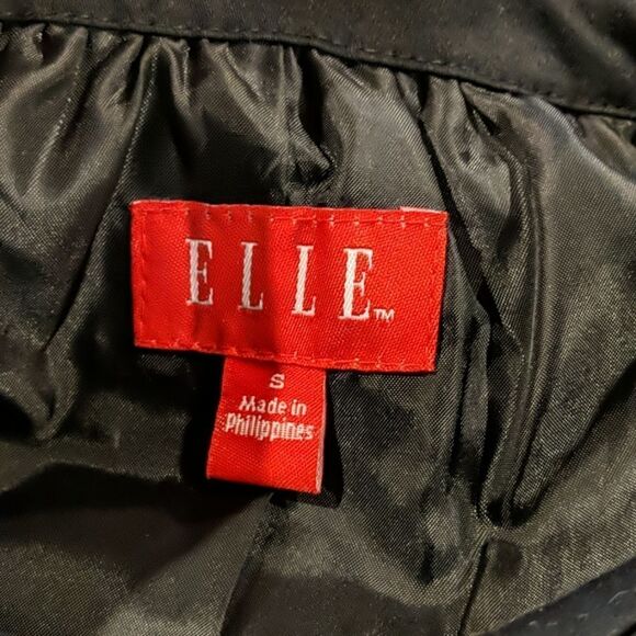 ELLE Black Blazer Jacket Size Small Y2K - Picture 8 of 8